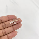 Dije Cruz Tupida 1.95g / 2.05cm Oro Rosa 18K