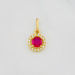 Dije Halo Circulo 1.15g / 1.05cm Oro Amarillo 18K