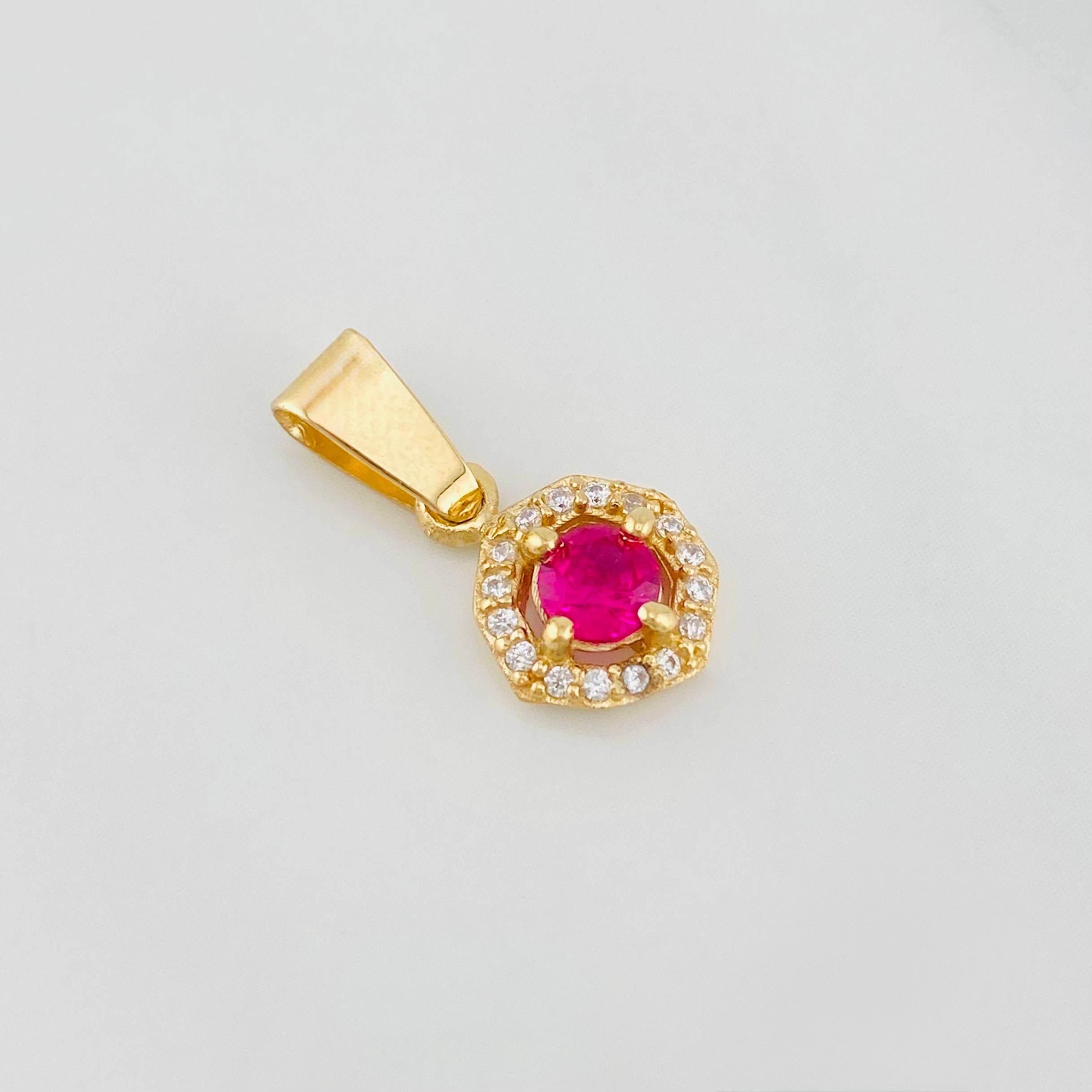 Dije Halo 1.15g / 1.05cm Oro Amarillo 18K