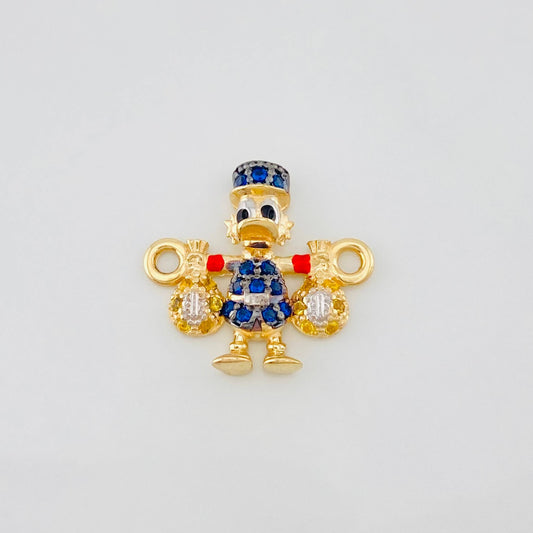 Herraje Pato Bolsa Dinero 1.6g / 1.05cm Tres Oros 18K