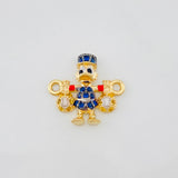 Herraje Pato Bolsa Dinero 1.6g / 1.05cm Tres Oros 18K