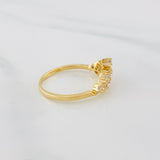 Anillo Corona 2.6g / T6 1/4 Oro Amarillo 18K