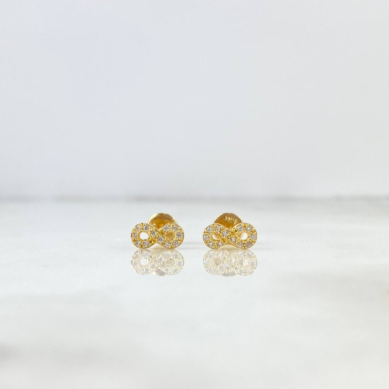 Topos Infinito 0.9gr Circones Blancos Oro Amarillo*