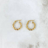 Candongas Pupi 2.7gr / 2cm / Oro Amarillo 18K