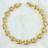 Pulso GC 6.55gr / 19cm / 8.2mm Liso Oro Amarillo 18K