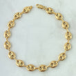 Pulso GC 5.55gr / 20cm / 6.4mm Liso Oro Amarillo 18K