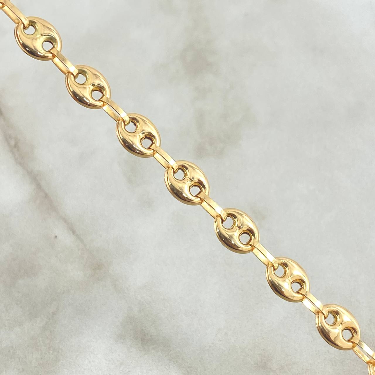 Pulso GC 4.75gr / 17cm / 6.4mm Liso Oro Amarillo 18K