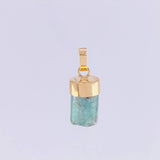 Dije Morralla Esmeralda 1.55g / 1.7cm Oro Amarillo 18K