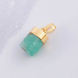 Dije Morralla Esmeralda 1.65g / 1.7cm Oro Amarillo 18K