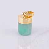 Dije Morralla Esmeralda 1.65g / 1.7cm Oro Amarillo 18K