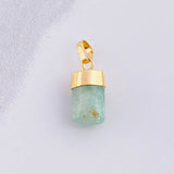Dije Morralla Esmeralda 1.1g / 1.7cm Oro Amarillo 18K