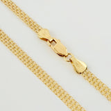 Cadena China 5.65gr / 60cm / 3.5mm Oro Amarillo +1 18K *