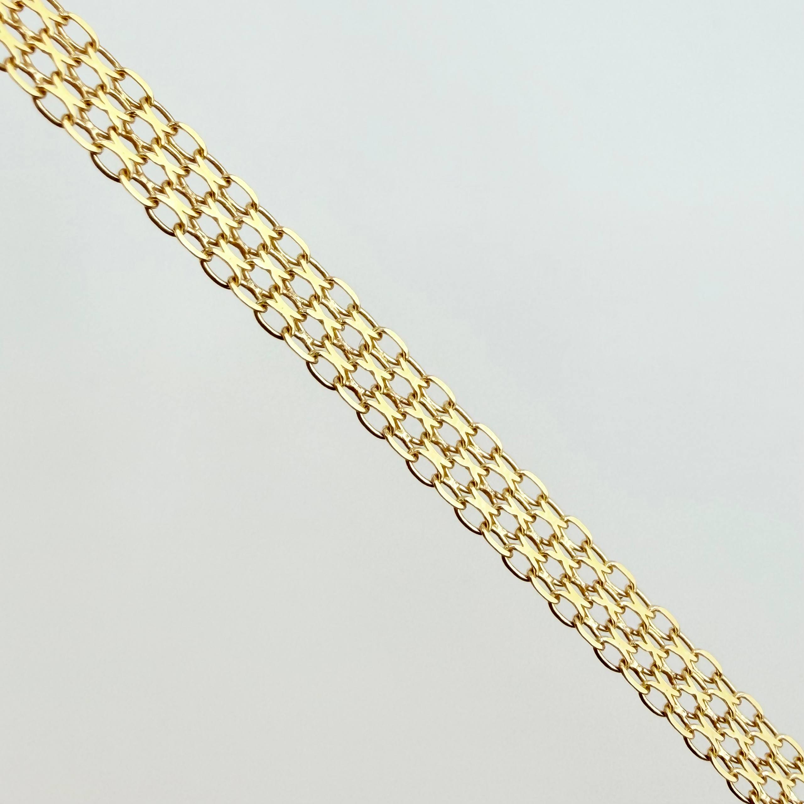 Cadena China 5.65gr / 60cm / 3.5mm Oro Amarillo +1 18K *