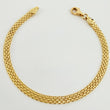 Pulso Chino 5.15gr / 18.5cm / 4mm Oro Amarillo +1 18K *
