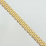 Pulso Chino 5.2gr / 18.5cm / 4.5mm Oro Amarillo +1 18K ©