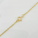 Rosario Cruz 4g / 40cm / 4mm Tres Oros 18K