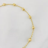 Pulso Denario Virgen Milagrosa 3.05g / 20cm / 4mm Oro Amarillo 18K