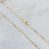 Cadena Morse 1.45gr / 45cm / 0.8mm Oro Amarillo +3 ©