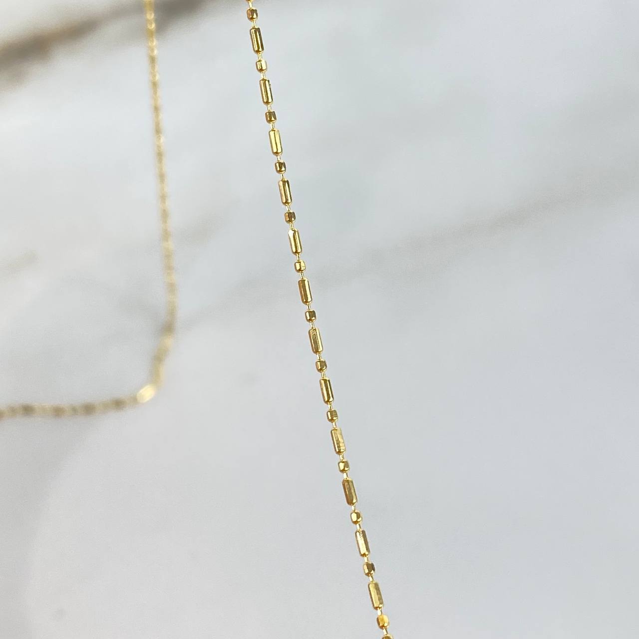Cadena Morse 1.45gr / 45cm / 0.8mm Oro Amarillo +3 ©
