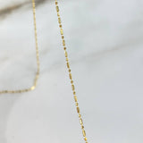 Cadena Morse 1.45gr / 45cm / 0.8mm Oro Amarillo +3 ©