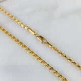 Cadena Espiga 12.8gr / 60cm / 2.9mm Oro Amarillo +3 ©