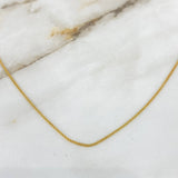 Cadena China 3.25gr / 60cm / 1.5mm Oro Amarillo +0 *