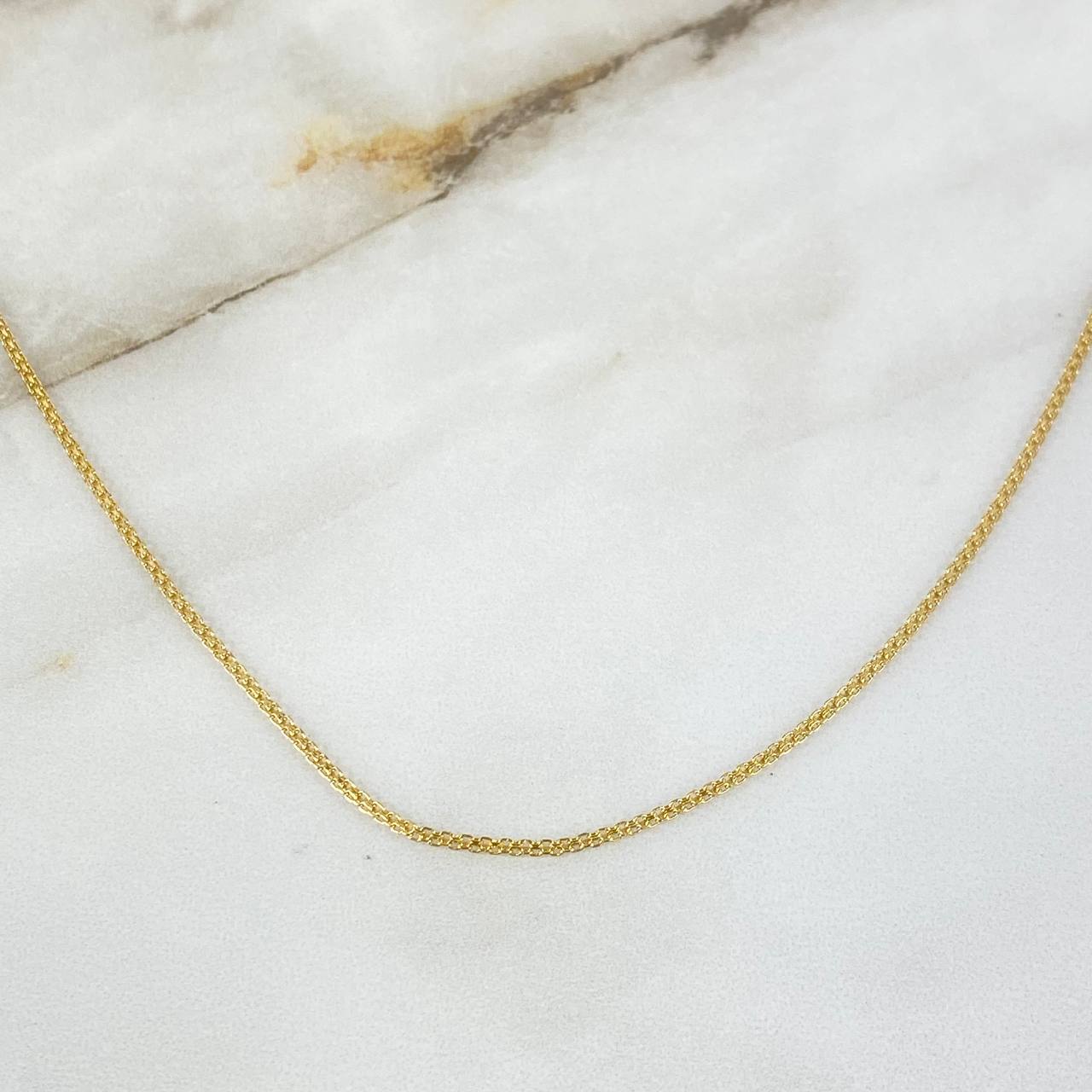 Cadena China 2.5gr / 45cm / 1.5mm Oro Amarillo +1