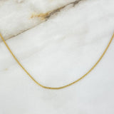 Cadena China 2.5gr / 45cm / 1.5mm Oro Amarillo +1