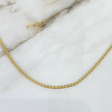 Cadena China 7.2gr / 60cm / 2.5mm Oro Amarillo +0 *