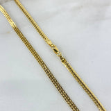 Cadena Sedusa 4.3gr / 45cm / 3.3mm Oro Amarillo +3 ©