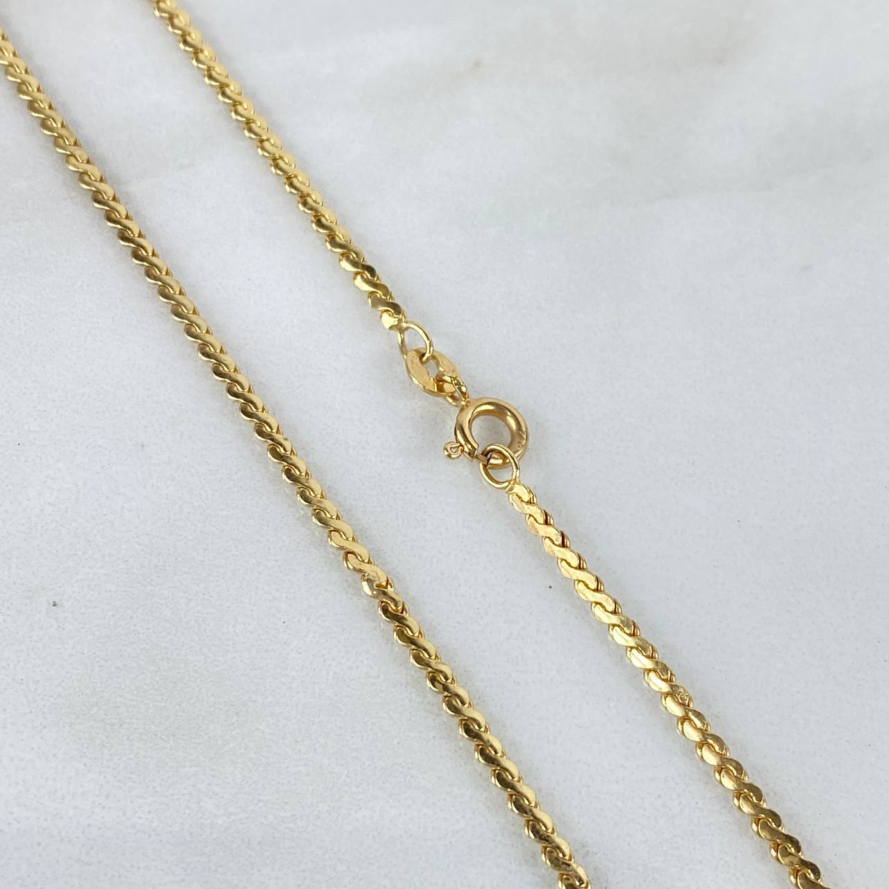 Cadena Danesa 4.8gr / 45cm / 2.17mm Oro Amarillo +3 ©