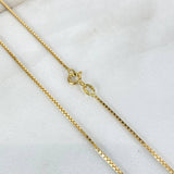 Cadena Veneciana 3.9gr / 50cm / 0.9mm Oro Amarillo +3 ©