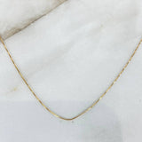 Cadena Veneciana 0.95gr / 40cm / 0.5mm Oro Amarillo +3 ©