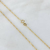 Cadena Singapur 1.45gr / 50cm / 1.1mm Oro Amarillo +3 ©