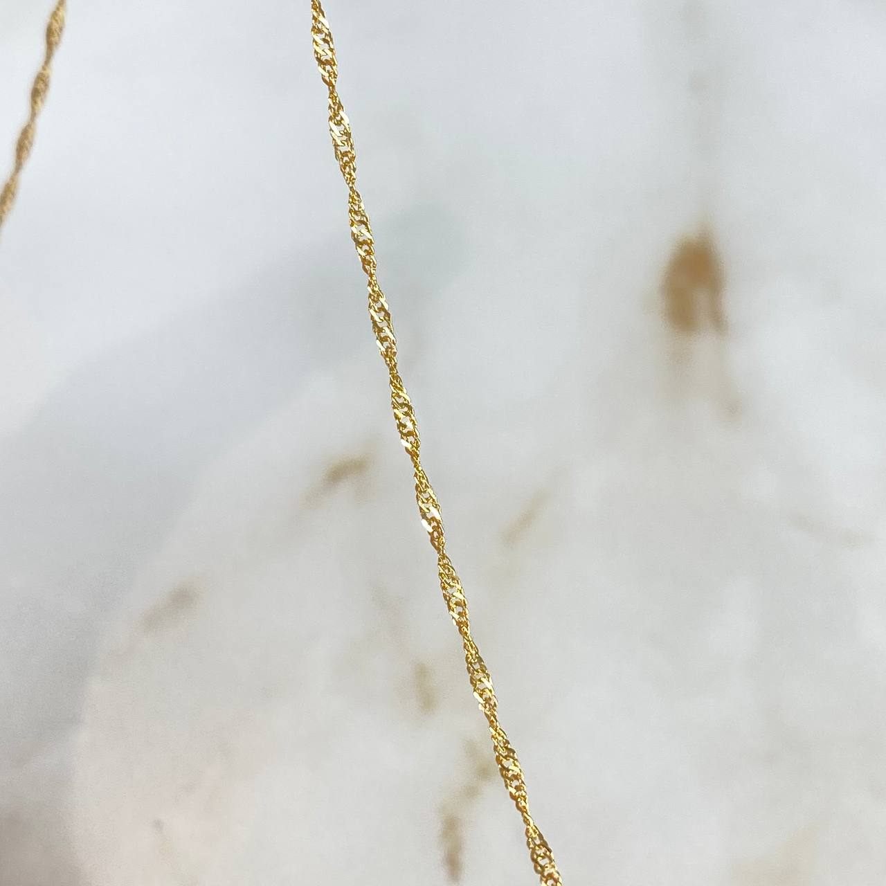 Cadena Singapur 1.45gr / 50cm / 1.1mm Oro Amarillo +3 ©