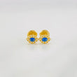 Topos Ojos Tupidos 0.65g / 4.6mm Oro Amarillo 18K