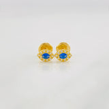 Topos Ojos Tupidos 0.65g / 4.6mm Oro Amarillo 18K