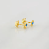 Topos Ojos Tupidos 0.65g / 4.6mm Oro Amarillo 18K
