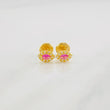 Topos Ojos Tupidos 0.65g / 4.6mm Oro Amarillo 18K