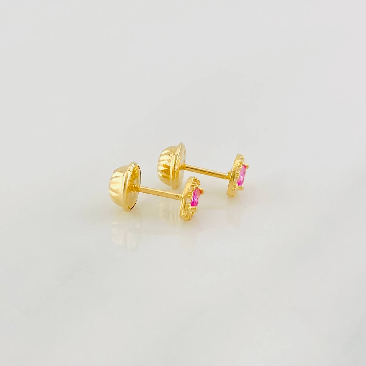 Topos Ojos Tupidos 0.65g / 4.6mm Oro Amarillo 18K