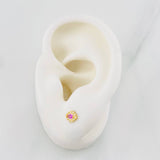 Topos Ojos Tupidos 0.65g / 4.6mm Oro Amarillo 18K