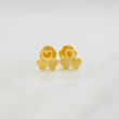 Topos Trebol 0.8g / 6mm Oro Amarillo 18K