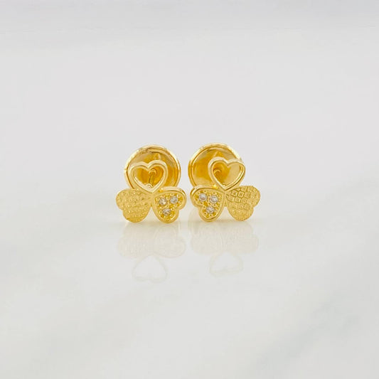 Topos Trebol 0.8g / 6mm Oro Amarillo 18K