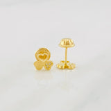 Topos Trebol 0.8g / 6mm Oro Amarillo 18K