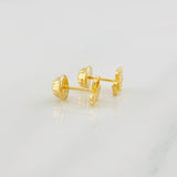 Topos Trebol 0.8g / 6mm Oro Amarillo 18K