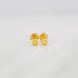 Topos Trébol Diamantado 0.4g / 3mm Oro Amarillo 18K