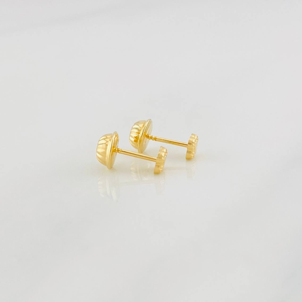Topos Trébol Diamantado 0.4g / 3mm Oro Amarillo 18K