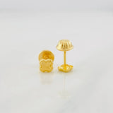 Topos Trébol Diamantado 0.4g / 4.5mm Oro Amarillo 18K