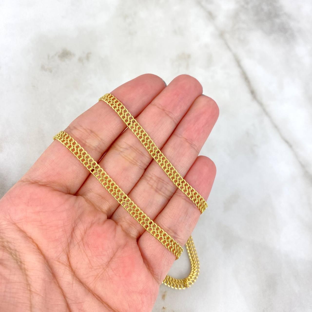 Cadena Sedusa 5.25gr / 45cm / 4.4mm Oro Amarillo +3 18K