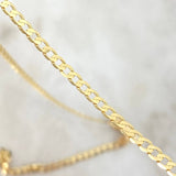 Cadena Cubana 5.9gr / 60cm / 2.6mm Oro Amarillo +0